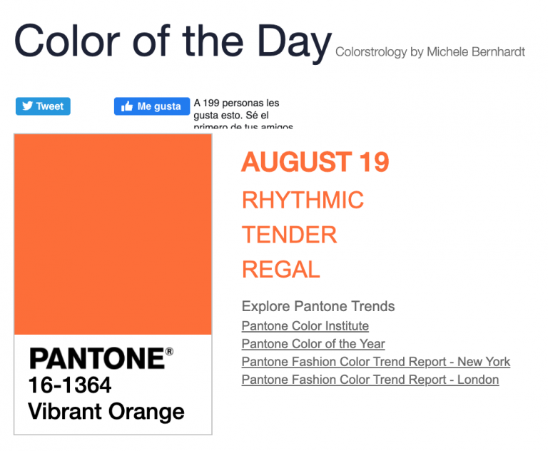 Pantone Colorstrology