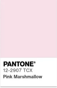 Pantone 12-2907 TCX Pink marshmallow
